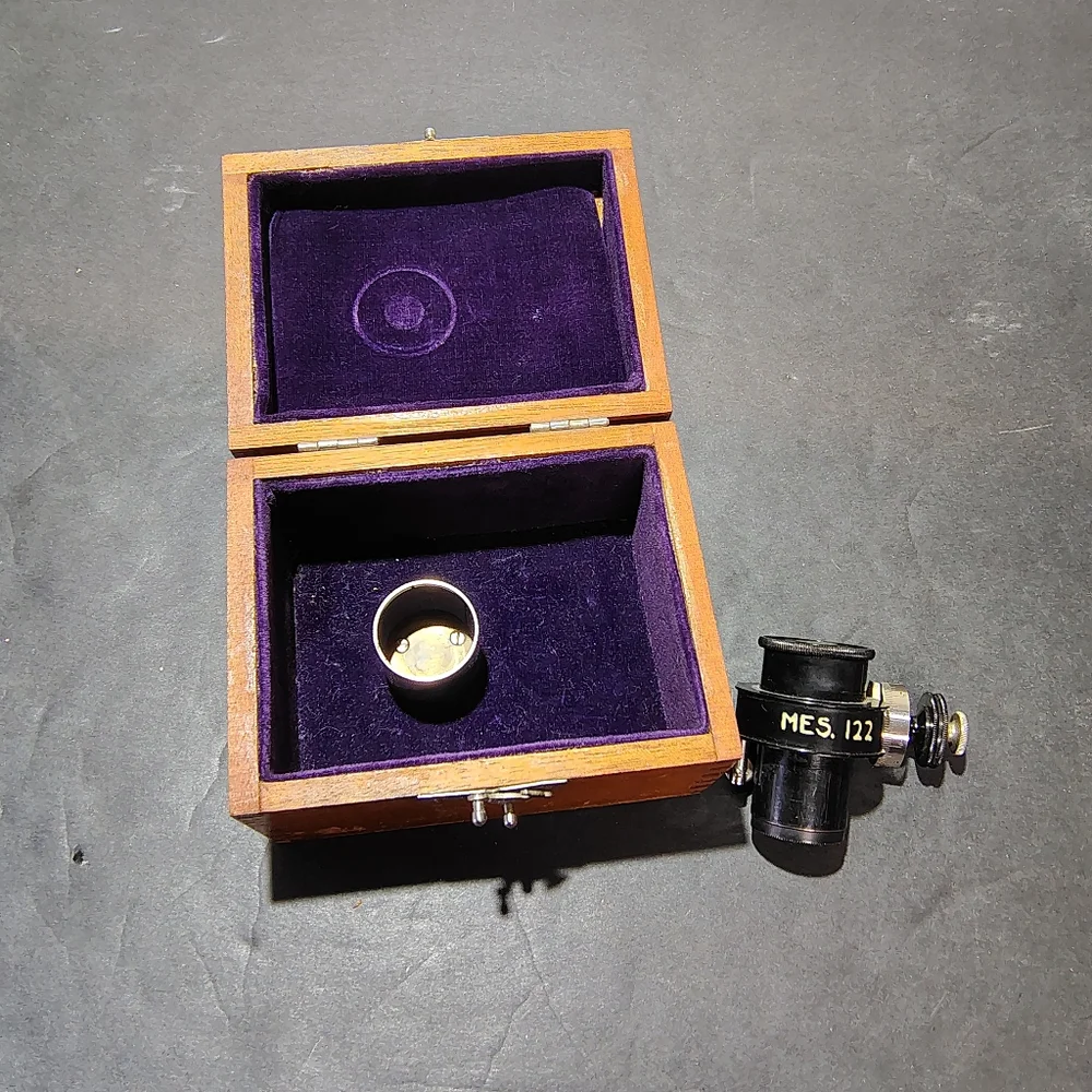 Spencer Buffalo Filar Micrometer Eyepiece 10X MES 122 Vintage Microscope‎ Part